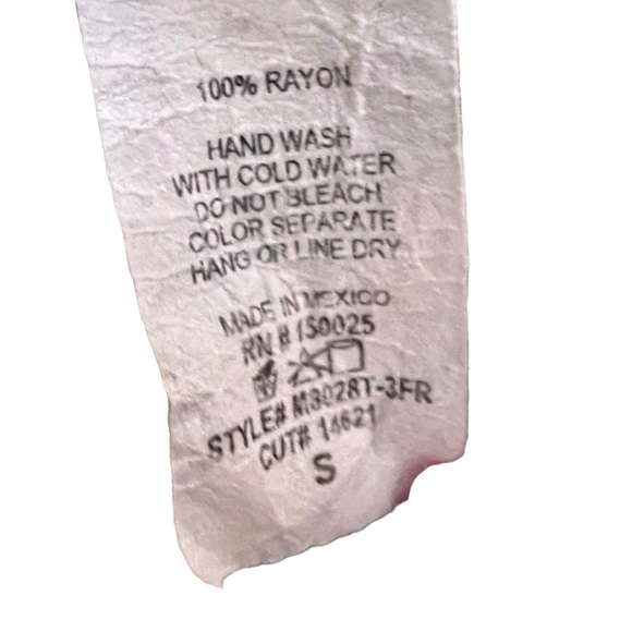 Blue Rain Grey and White striped V neck Blouse - Picture 3 of 4